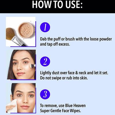 Blue Heaven Flawless Finishing Powder - Blush 20 gm - Compact Powder