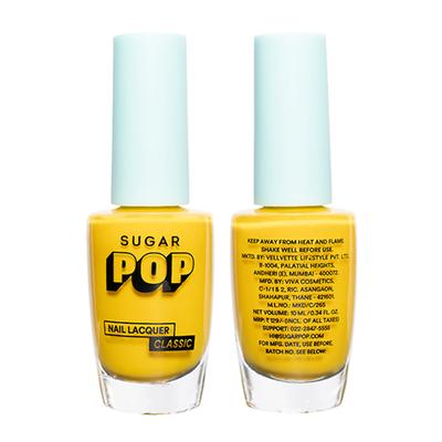 SUGAR POP Nail Lacquer 04 Hello Yellow 10 ml - Nail Polish