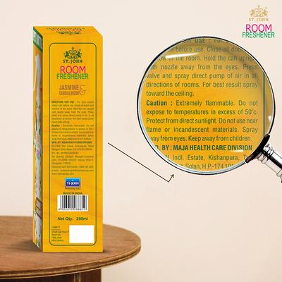St. John Room Freshener -Jasmine & Sandalwood - Pack of 5 x 250 ml - Men Deodorants/Roll-Ons