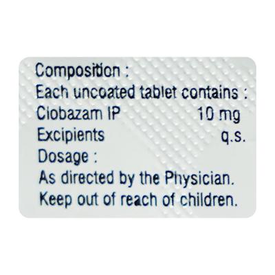Lobacor 10mg Tablet 10'S - Anxiety-Anx
