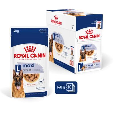 Royal Canin Maxi Adult (Pack of 10 X 140 g) - Petfood
