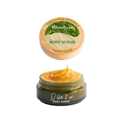 Mintree Certified Organic Olive Sugar Scrub, Exfoliates and Brightens Skin, Removes Tan 150 gm - Scrubs & Exfoliants