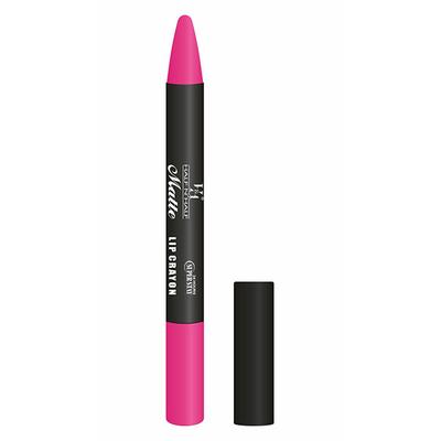 Half N Half Matte Lip Crayon, 24H Super Stay, 09 Pink Fusion 3.5 gm - Lip Crayons
