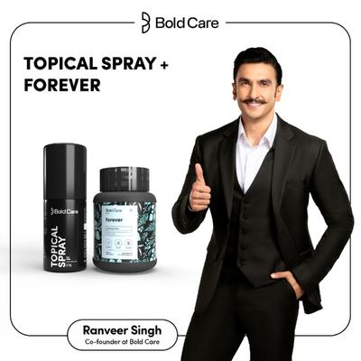 Bold Care All Round Stamina Booster Combo Pack (Forever Tablet 60's + Extend Delay Spray 20 gm) - Sexual Healthcare