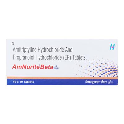 AMNURITE BETA ER 5/20 Tablet 10's - Migraine