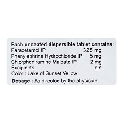 Wikoryl 325 DT Tablet 10'S - Cough And Cold-Cou