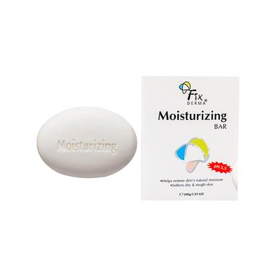 Fixderma Moisturizing Bar, Soap for Dry Skin and Rough Skin Soap Free Body and Facial Cleanser 100 gm - Soaps