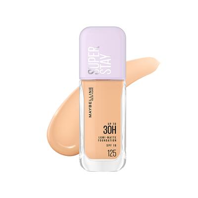 Maybelline New york Super Stay Lumi-Matte Liquid Foundation 30H Longwear Yet Light-As-Air, 125 35 ml - Foundation