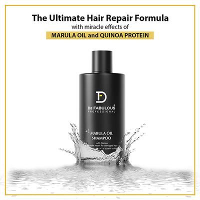 De Fabulous Marula Oil Shampoo with Quinoa Ultimate Repair for Damaged Hair Sulphate-Free 250ml - Shampoos