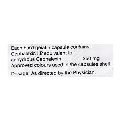 Ceff 250mg Capsule 10'S - Bacterial Infections-Cep