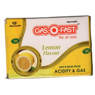 Gas-O-Fast Sachet - Lemon Flavour (Pack of 6 X 5 gm) - Acidity