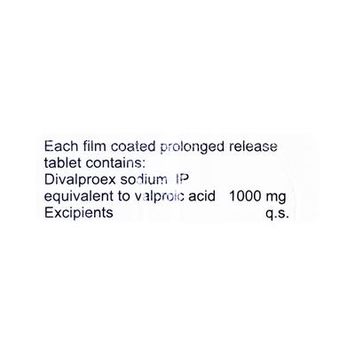DIVALEX OD 1000 Tablet 10's - Epilepsy/Convulsion-Ant