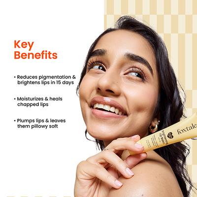 Foxtale Glazed Lips Brightening Lip Balm - Clear Glaze 12 g - Lip Balms