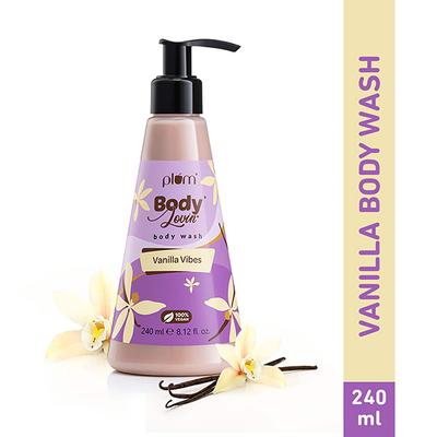 Plum BodyLovin Vanilla Vibes Shower Gel 240 ml - Shower Gels & Body Wash