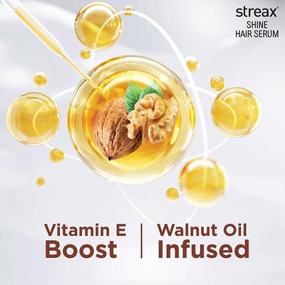 Streax Hair Serum vitalised with Walnut Oil 45 ml - Hair Serums