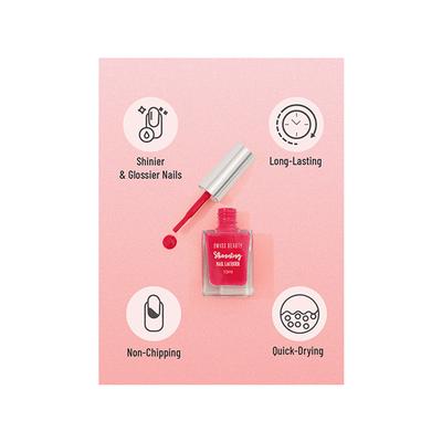 Swiss Beauty Stunning Nail Lacquer Shade - Rose Quartz 10 gm - Nail Polish
