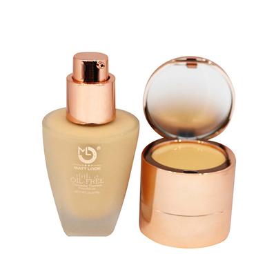 Matt Look Oil Free Concealer Flowless & Foundation, Beige 43 ml - Foundation