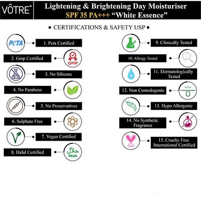 Votre Mini Lightening & Brightening Day Moisturiser SPF 35 Pa 30 gm - Face Moisturizers