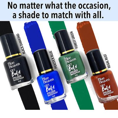Blue Heaven Get Bold Eyeliner (Waterproof) Black Diamond 7 ml - Eyeliners