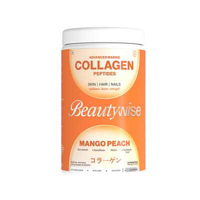 Beautywise Advanced Collagen Peptides (Mango Peach) 200 gm - Multi-Vitamins