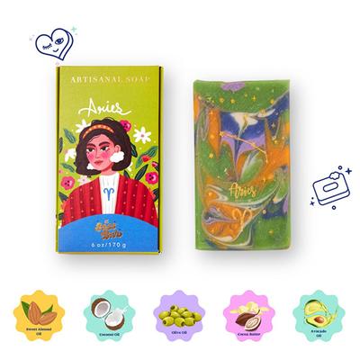 The Sass Bar Aries Star Sign Soap 135 gm - Soaps