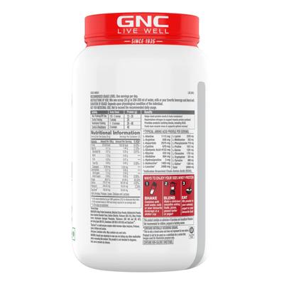 GNC Pro Performance 100% Whey Protein Powder - Chocolate Supreme 0.9 kg - Whey Proteins