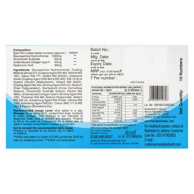 CARTISAFE FORTE NEW NUTRACEUTICAL Tablet 10's - Supplements-Sup