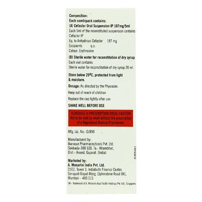 DISTACLOR 187 MG STRAWBERRY FLAVOUR Oral Suspension 30ml - Bacterial Infections-Cep