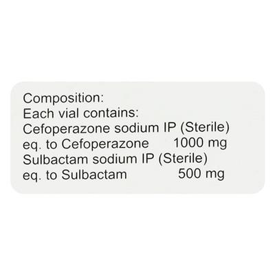 SULBAGREAT 1.5gm Injection 1's - Bacterial Infections-Cep