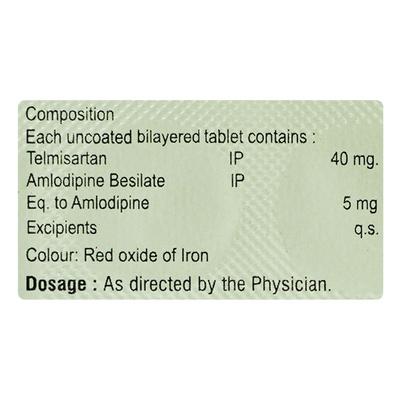 TELMISAFE AM 40mg Tablet 10's - Hypertension-Ana