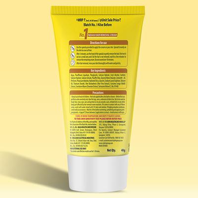 Vi-John Women Feather Touch Hair Removal Cream - Haldi Chandan - Pack of 6 x 40 gm - Lotions & Creams