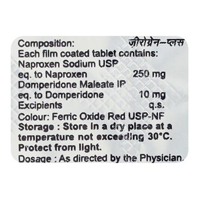 ZEROGRAIN PLUS NEW Tablet 10's - Pain relief-Nsa