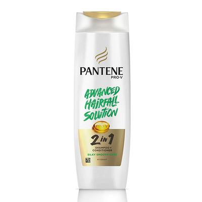 Pantene Advanced Hairfall Solution 2in1 Anti-Hairfall Silky Smooth Shampoo & Conditioner for Women Shampoos 180 gm - Shampoos