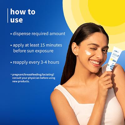 Plum 2% Niacinamide & Rice Water Hybrid Face Sunscreen With Spf 50 Pa+++ 50 gm - Face Sunscreen