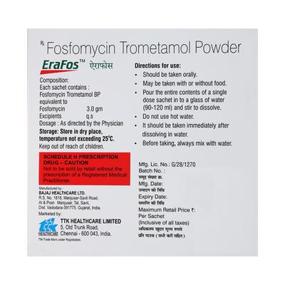 ERAFOS Sachet 8gm - Bacterial Infections-OAB