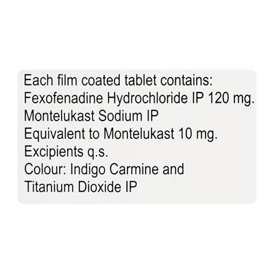 FEXAIR M Tablet 10's - Allergies-Ant