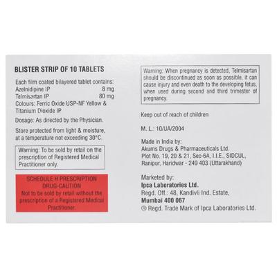 ZEBLONG T 80 Tablet 10's - Hypertension-Ana