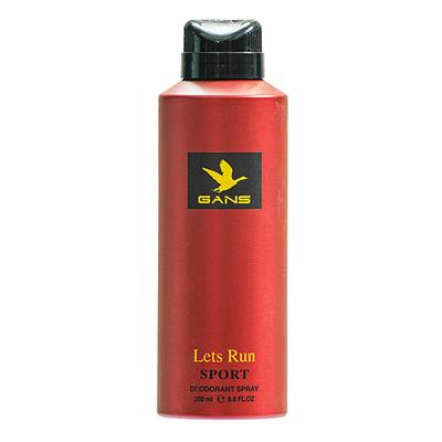 Gans Sport Deodorant Lets Run 200 ml - Men Deodorants/Roll-Ons