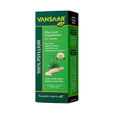 Vansaar 45+ Isabgol Fiber Rich Supplement 180 g - Digestive Care