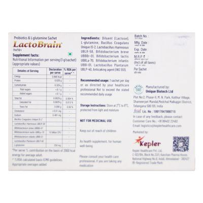 LACTOBRAIN Sachet 1's - Diarrhoea-Ant