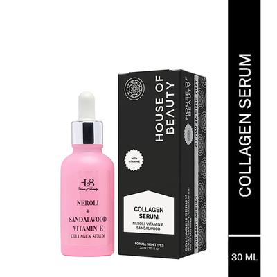 House of Beauty Collagen Serum-All Skin Types Reduces Wrinkles & Fine Lines with Vit-E 30ml - Face Oils