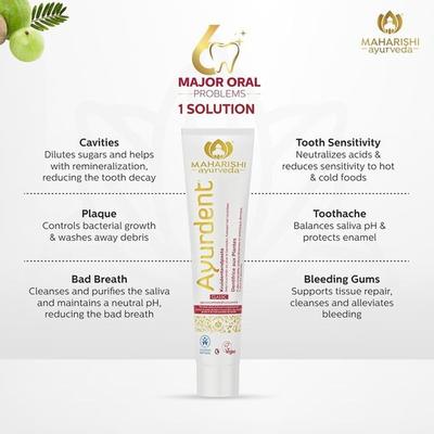 Maharishi Ayurveda Ayurdent Classic Ayurvedic Herbal Toothpaste 75 ml - Personal Care (Ayush)