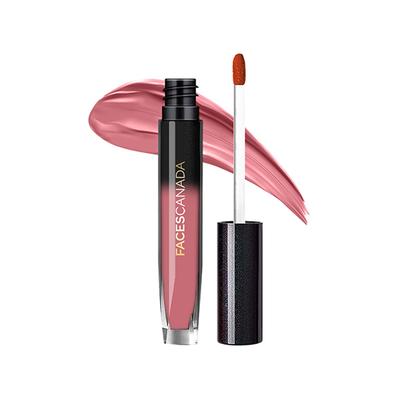 Faces Canada Comfy Silk Liquid Lip Color with Mulberry Oil & Vitamin E Breezy Coral03 3ml - Liquid Lipsticks