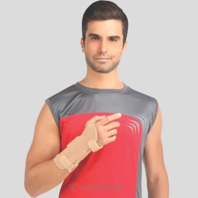 Flamingo Elastic Wrist Splint (OC - 2015) (S) - Beige - Hand/Wrist Supports