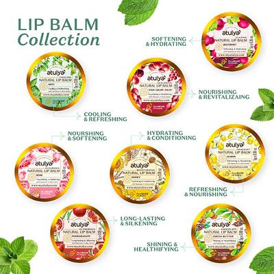 Atulya Mint Natural Lip Balm 5 gm - Lip Balms