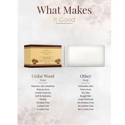 Nutriment, Khadi Nutriment Cedarwood Soap 125 gm - Soaps