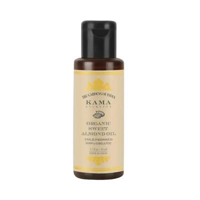 Kama Ayurveda Organic Sweet Almond Oil Cold Pressed 200 ml - Hair Oils