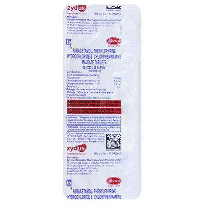 NCOLD Tablet 10's - Cough And Cold-Cou