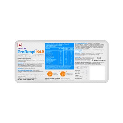 PRORESPI K12 STRAWBERRY FLAVOUR Lozenges 30's - Cough And Cold-Cou
