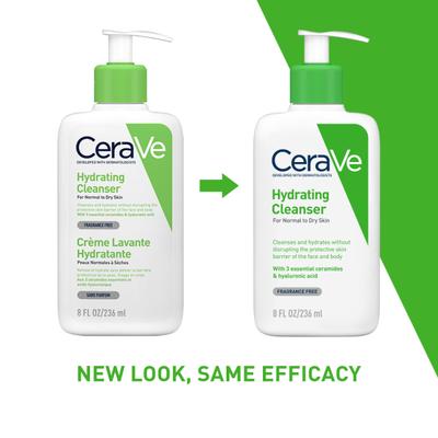CeraVe Hydrating Cleanser For Normal To Dry Skin 236 ml - Face Wash & Cleansers